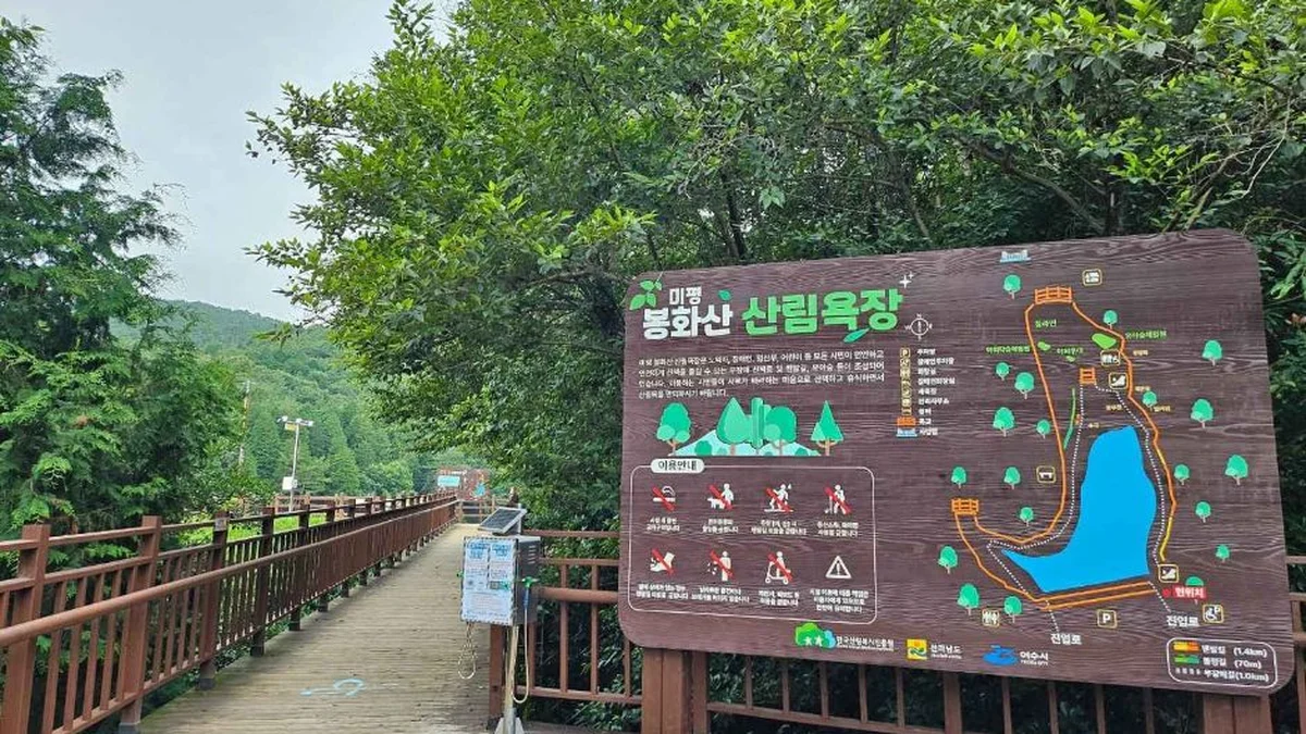 전남 미평 봉화산 산림욕장, 광주에서 즐기는 자연 힐링