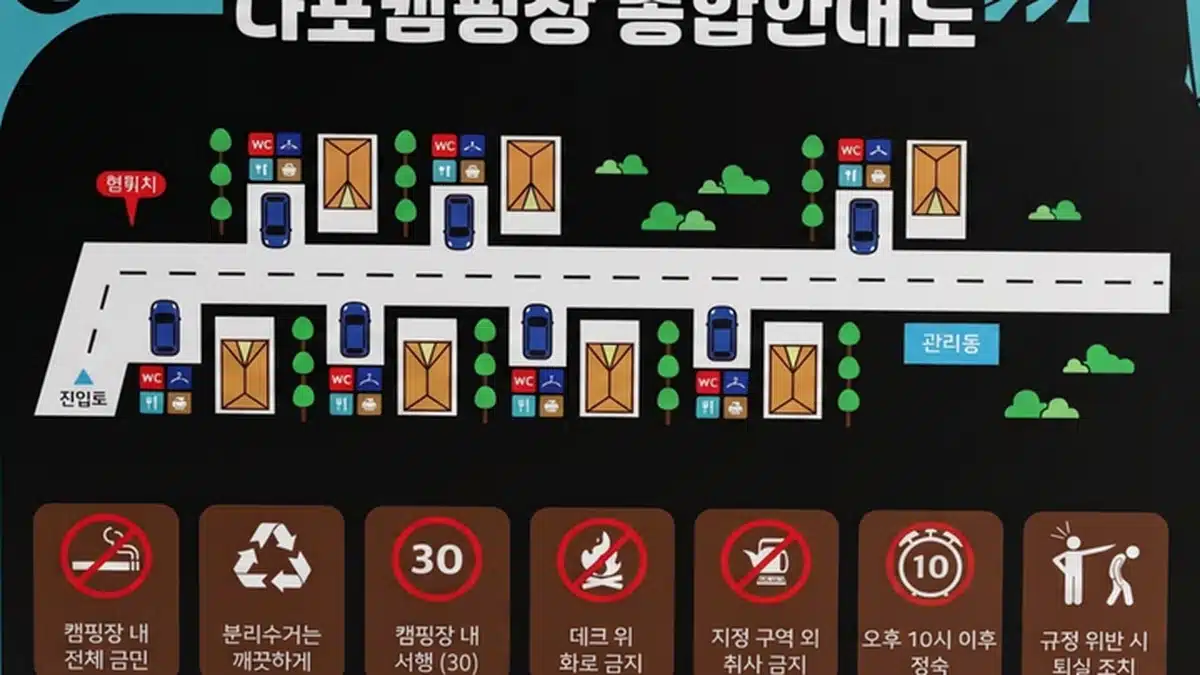 경남 다포캠핑장, 드라이브 코스로 완벽한 여름휴가