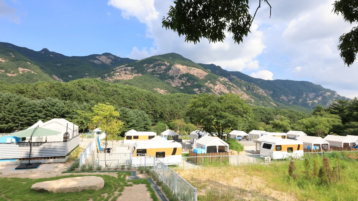 산이다 글램핑